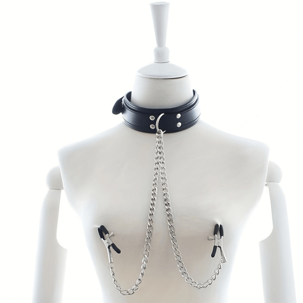Collar Chain Nipple Clamps