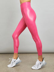 Brave Shine  7/8 Legging - Barbie Pink
