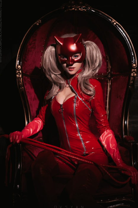 Customized Persona 5 Takamaki Ann Panther Cosplay Catsuit